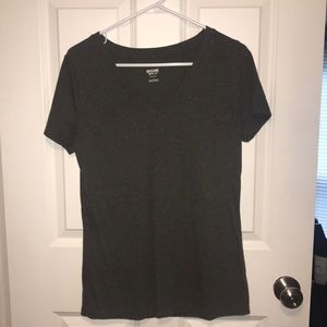 dark gray shirt